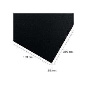 MELAMINA NEGRA 15 MM 183X250