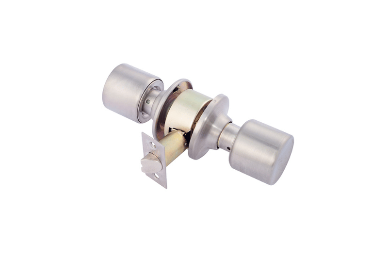 CERRADURA POMO CILINDRICA MOD.205 S/PASO AC.INOX