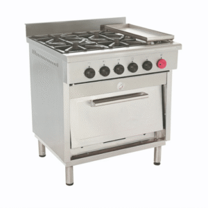 COCINA INDUSTRIAL 4PLATOS CON CHURRASQUERA*
