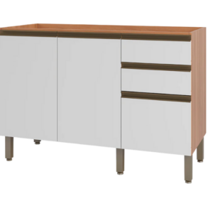 BALCON CECILIA 120CM 2PTA 3CAJ FREIJO/WHITE681D (1