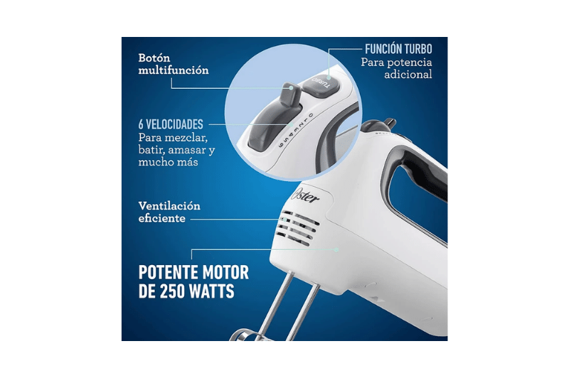 BATIDORA MANO 3532 6VEL+PULSO TURBO (2121779) OSTE - Imagen 3