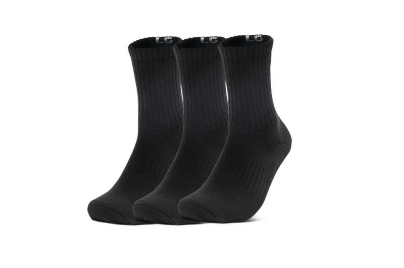 CALCETA X3 CORE U.ARMOUR L NEGRO U 1376232-001