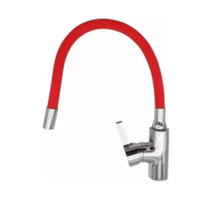 MONOMANDO COCINA  FLEXIBLE ROJO