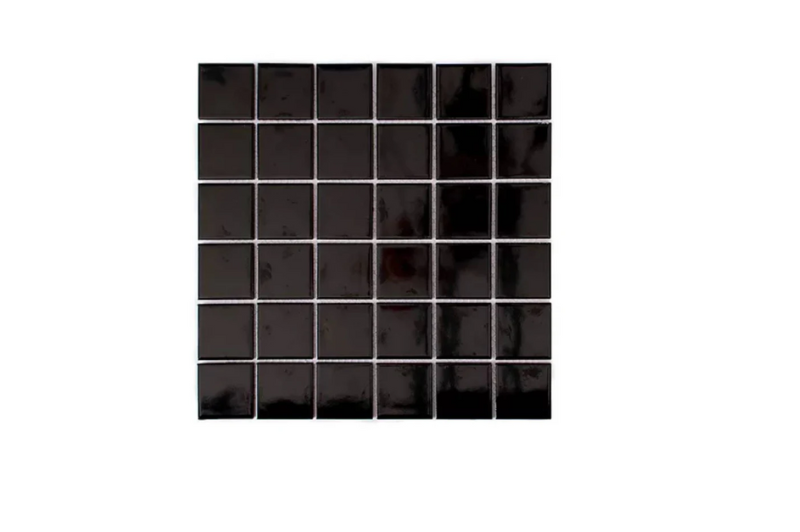 MOSAICO GRANDE NEGRO 30X30CM POTT1596