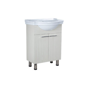 MUEBLE BAÑO LINNEA LOZA 2P 60X35X72 CLARO 100-680