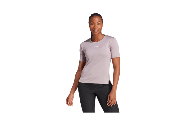 POLERA W MT TEE ADIDAS TERREX LILA M IS0691 - Imagen 3