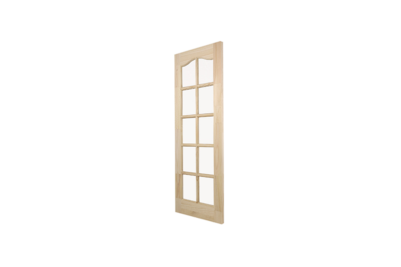 PUERTA PINO RADIATA MOD MIRADOR 80 X 2 MT V/TEMP