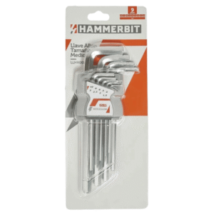 SET LLAVE TORX T10-T50 9PCS (LLHK2019) 664 HAMMERB