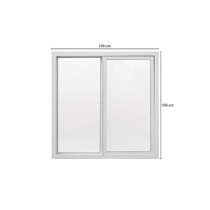VENTANA CORR. ADVANCE VS 100X100CM BLANCO